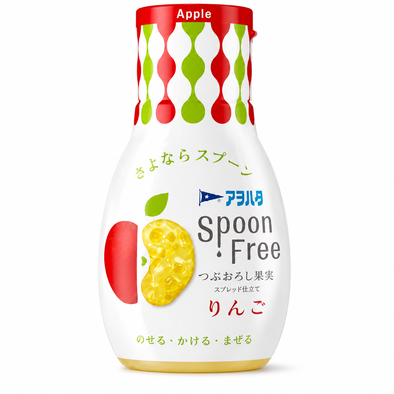 Aohata Spoon Free Jam Apple 165g