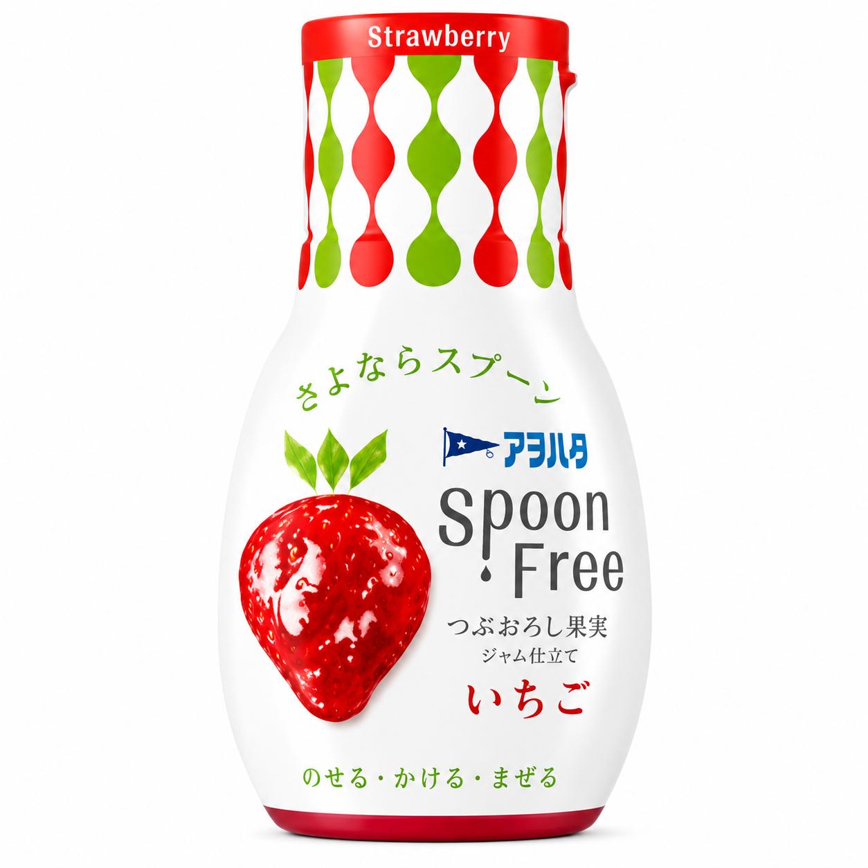 Aohata Spoon Free Jam Strawberry 165g