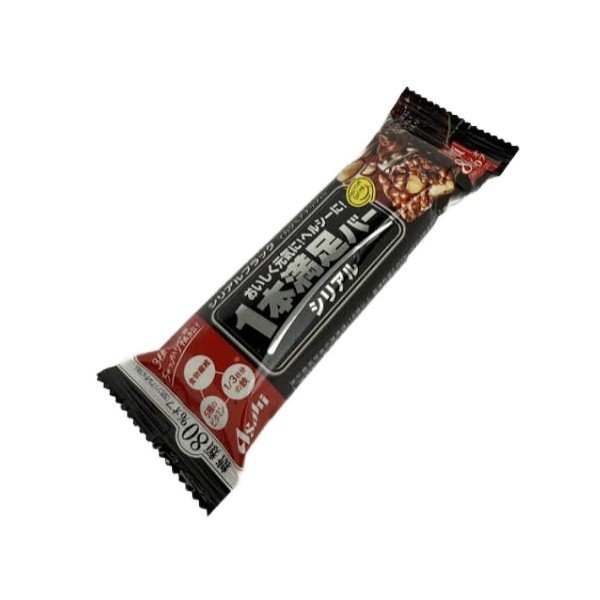 Asahi Ippon Manzoku Bar Cereal Black Choco 37g